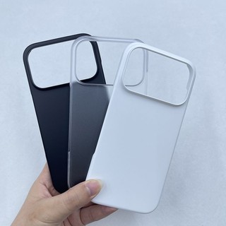 Ốp điện thoại di động cứng mờ siêu mỏng cho iPhone 17 16 15 Pro Max 17 Vỏ khí chống vân tay PC