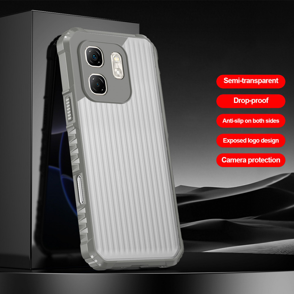 Ốp Điện Thoại Bán Trong Suốt Sọc Cho Infinix Hot 50i 50 40 SPARK 20 Smart9 9HD Note3PRO PLUS 4G 5G Góc Dày Chống Rơi Có Vỏ Bảo Vệ Camera