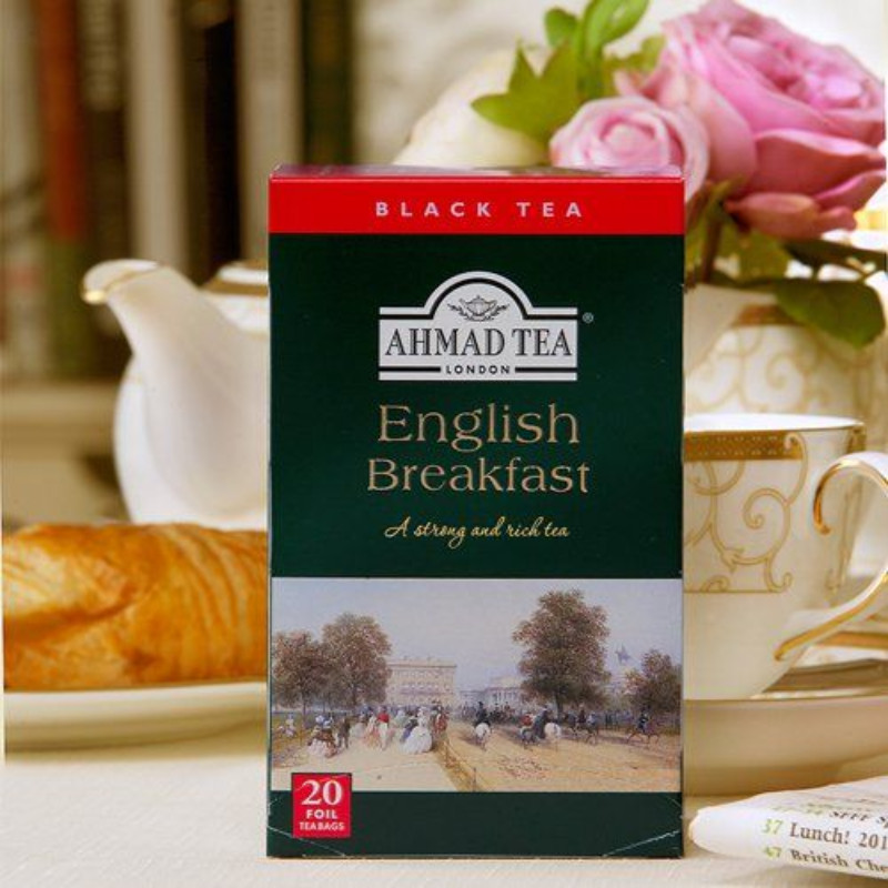 Trà AHMAD English Breakfast Pha Ấm Hộp Thiếc 100g Cho Ngày Mới Đầy Năng Lượng
