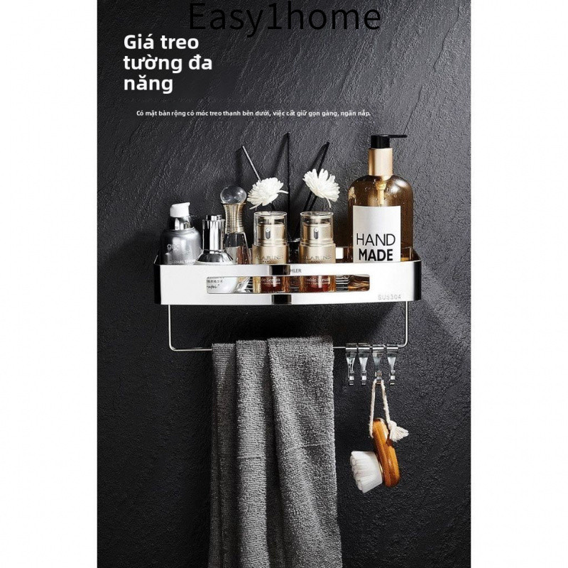 【 KOHLER 】Kệ phòng tắm bằng thép không gỉ 304 cổ điển cho bếp và phòng tắm, gắn tường, giỏ hình tam giác một/two lớp, gi