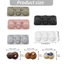 Exhila 3 Khoang Khuôn Bánh Mousse Silicon Hình Đậu Phộng Cho Sinh Nhật Và Tập Hợp Món Tráng Miệng Khuôn Bánh Pudding Dụng Cụ Nướng Bánh