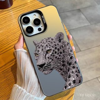 Ốp bảo vệ hợp thời trang sáng tạo hình động vật da báo Thích hợp cho iPhone 17promax 14 16plus 13 15plus 11pro 12 xs 14promax Vỏ điện thoại chống sốc