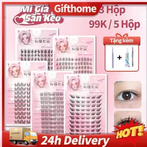 🚚【giao Hàng 24h】[Bán buôn 9 / 6 / 3 tờ] Lông mi tự nhiên Lông mi giả sống động Thời trang Cô gái Lông mi giả tinh tế