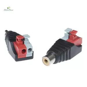 Dây Loa Cáp A / V sang Âm Thanh Nam Famale RCA Kết Nối Báo Chí Cắm Thiết Bị Đầu Cuối mới