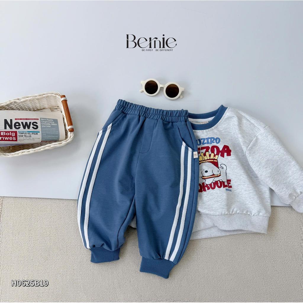 [BiBeo Kids] Bộ Quần Áo Thu Đông Bé Trai NUZIRO Da Cá Cún Con – Bộ Dài Tay 2 Da Mềm Mại, Form Đẹp Thoải Mái