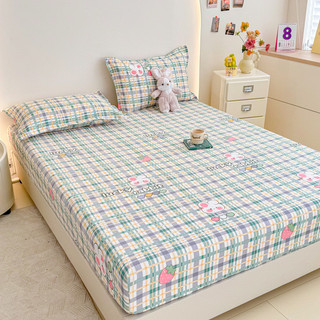 Phong Cách Mới In Hình Ga Trải Giường Một Mảnh Cotton Tươi Nguyên Chất Bao Gồm Tất Cả Ga Trải Giường Simmons Vỏ Bảo Vệ Ga Trải Giường Bộ Ba Mảnh QK