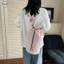Phong cách Nhật Bản Phong cách Muji / Túi xô Nylon miệng đàn hồi dung tích lớn / Ba lô thể dục Yoga màu trơn / Thời trang đi lại / Túi đeo vai đa chức năng