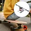 LACYESUK 5inch Ván Trượt Xe Tải, Hợp Kim Nhôm Tác Động Chống Ván Trượt Giá Đỡ Lái, Chuyên Nghiệp Bạc Đen Bốn Bánh Đôi Rocker Ván Trượt Cầu Nam Nữ