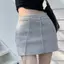 PNPIA- Váy lưng cao mùa hè dành cho nữ Váy Mini co giãn Bodycon Slim Fit Nhẹ Flattering cho bữa tối và nhấp nháy