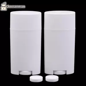 Cheenm 1Pc 75g PP Hộp Khử Mùi Rỗng Chai Nhựa Có Thể Đổ Lại Cho DIY Khử Mùi Tự Nhiên Sti Ống Mỹ Phẩm VN