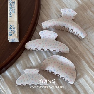 Yoing / Nhiều Màu Sắc Bướm Lấy Kẹp Nữ Acrylic Đầu Sau Nửa Tie Tóc Kẹp Cá Mập