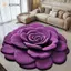 JCSYFAC Mới Thảm Hoa Mẫu Đơn Mềm Hình Đặc Biệt Thảm Trải Sàn Bền 40x40cm Chống Trơn Trượt Thấm Hút Sàn Phòng Tắm Thảm Mới