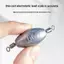 5 Chiếc Trọng Lượng Câu Cá Sinkers Trolling Sinkers Qui Xoay Trọng Lượng Sinker Mặt Dây Chuyền Chì Hình Ô Liu Với Xoay Đôi Mới