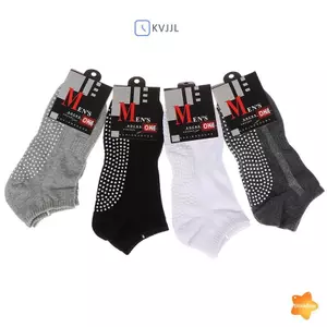 1 Đôi Cotton Nam Chống Trơn Trượt Yoga Sos Thoáng Khí Chống Trượt Sàn Sos Mới