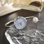 Đồng hồ chuyển màu mặt mẹ-of-Pearl dành cho sinh viên Phiên bản Hàn Quốc Đơn giản Phù hợp với đồng hồ đeo tay mở nhỏ 26.5.15