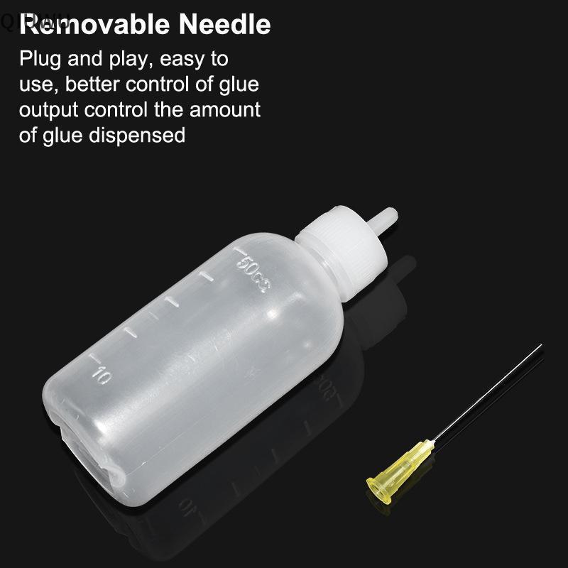 QIUWU 50ML Chai Chất Lỏng Nhựa Cho Hộp Đựng Nhựa Thông Hàn Dán Cho Điện Thoại PCB Làm Sạch Hàn Dụng Cụ Sửa Chữa.