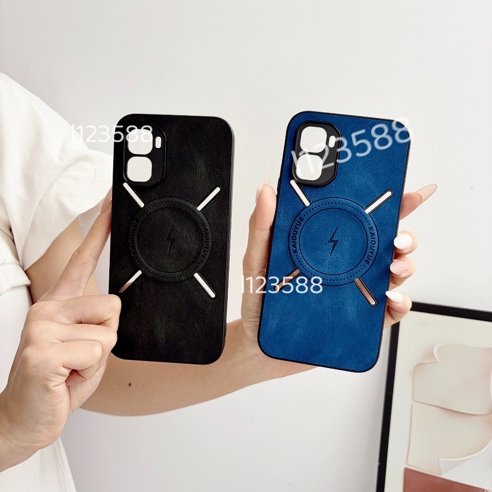 Ốp điện thoại Từ Tính Cho Infinix GT 50 Pro GT50Pro 5G 2026 Infinix GT50 Pro Napa-textured PU Silicone Da Ốp điện thoại Chống Sốc
