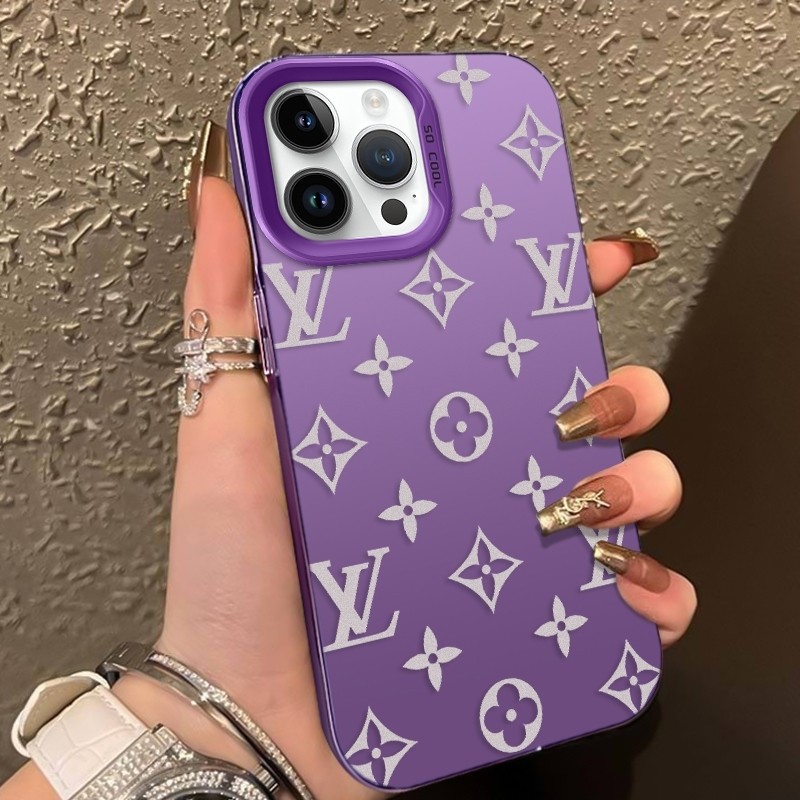 Ốp lưng LV hoa văn trong suốt, bảo vệ toàn diện chất lượng caBảo Vệ Camera Cấp iPhone 17/16/15/14/13/12/11/X/XS Max