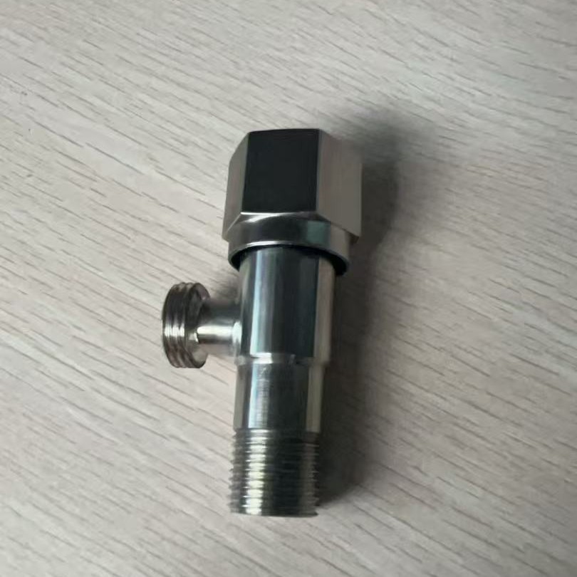 Van tam giác bằng thép không gỉ DN15 Van chặn nước hình bát giác Máy nước nóng nóng lạnh 4 điểm Van góc chịu áp suất cao26051810