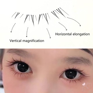 Cụm lông mi giả trong suốt - Lông mi dưới kiểu keo dán để quyến rũ tức thì