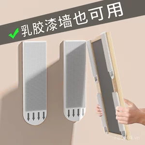 Đục Lỗ Khóa Ma Thuật Không Đánh Dấu Mạnh Miếng Dán Hộ Gia Đình Khung Ảnh Tranh Móc Dán Tường Không Đánh Dấu Móng Tay Hai Mặt Băng NỮ