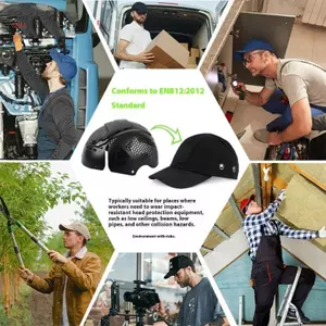Shas Head Protections Bump Caps Chèn Dễ dàng sử dụng Mũ cứng bóng chày thoáng khí cho người lớn Nam và Nữ