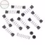 Hodou 10 chiếc Kéo cắt tỉa chính xác Thay thế lò xo bằng đế cao su, Phụ kiện dụng cụ làm vườn và bãi cỏ phong cách đương đại VN