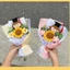 PYCOU Dệt Hoa Hướng Dương, Hoạt Hình Dễ Thương Búp Bê Móc Hoa Bó Hoa, Handmade Sáng Tạo Bó Hoa Tốt Nghiệp