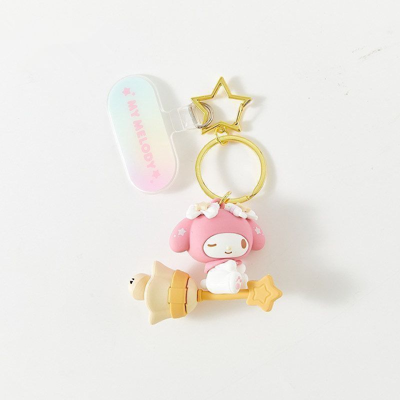 Sanrio Fantasy Star Moon Series Cô Gái Trái Tim Móc Khóa Giai Điệu HelloKitty Xe Trang Trí Móc Treo Xe 26.3.22