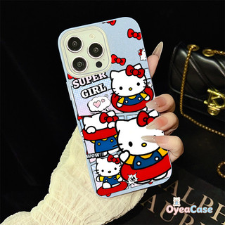 Ốp Lưng IMD Hello Kitty "Super Girl" Cho Huawei Pura 90 Ultra 80 Pro Plus Ultra Nova 14 Pro Ultra Y72S Y72 Y63 4G Honor 600 Pro X7D X5D Plus Magic 8 Lite Vỏ Nơ & Bơi Hoạt Hình