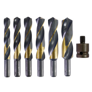 [FUXIN] Chân 14mm 14-25mm có bộ chuyển đổi Khoan mũi khoan HSS cho cờ lê điện