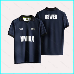 SY3 NMIXX POLO áo sơ mi KPOP jersey dạo phố LILY HAEWON SULLYO BAE JIWOO KYUJIN Vải Cosplay 3D mùa hè Áo thun YS3