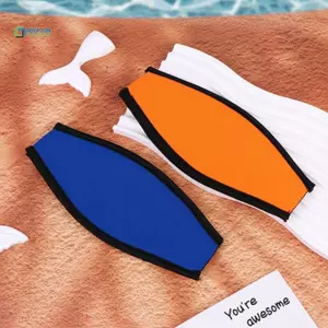 Vỏ bọc mặt nạ lặn bằng vải cao su tổng hợp Bọc bảo vệ tóc có thể tái sử dụng cho nam và nữ Lặn biển bơi lội mới