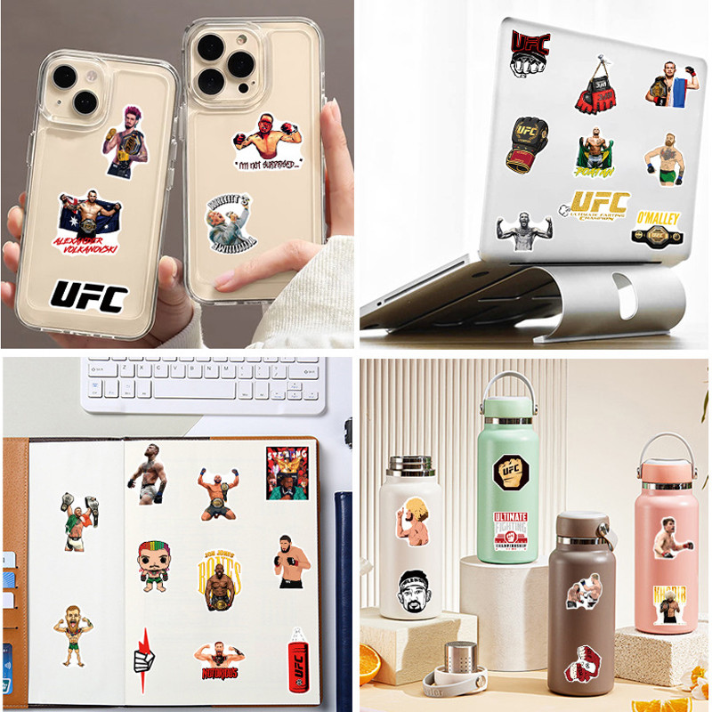 YT4 50 Cái / bộ UFC Dán Ultimate Fighting Championship Graffiti Hành Lý Chống Thấm Nước Trang Trí