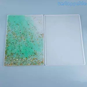 Unstop * Bảng Viết Khuôn Đúc Nhựa Epoxy DIY Bảng Vẽ Khuôn Hình Chữ Nhật