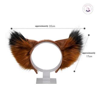 Tai kẹp tóc mô phỏng động vật như sói, mèo, cáo - Style sang trọng và gothic cho cosplay hoặc tiệc Halloween