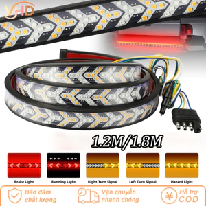 Dây Đèn Led Tín Hiệu Hình Xương Cá 12V (1.2m/1.8m) - Thiết Kế Cho Đa Dòng Xe Tải, Xe Hơi, Xe Khách