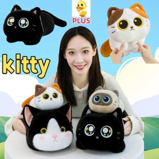 PLUS✨Dễ Thương Mèo Sang Trọng Đồ Chơi Mềm, Gối Kitty, Búp Bê Đi Kèm, Quà Tặng Bạn Gái, Giáng Sinh, COD
