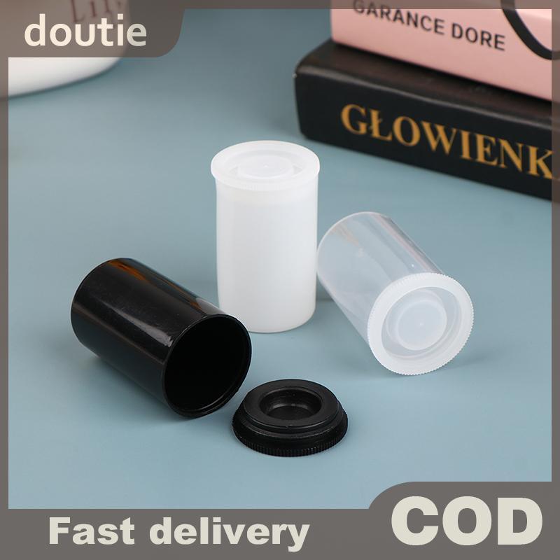 Doutie 10 Cái 33x54 mm Lon Nhựa Trống Chai Cói Phim Hộp Đựng Phụ Kiện Hạt Nghệ Thuật Đồng Xu Thuốc Câu Cá Mồi Hộp Bảo Quản VN
