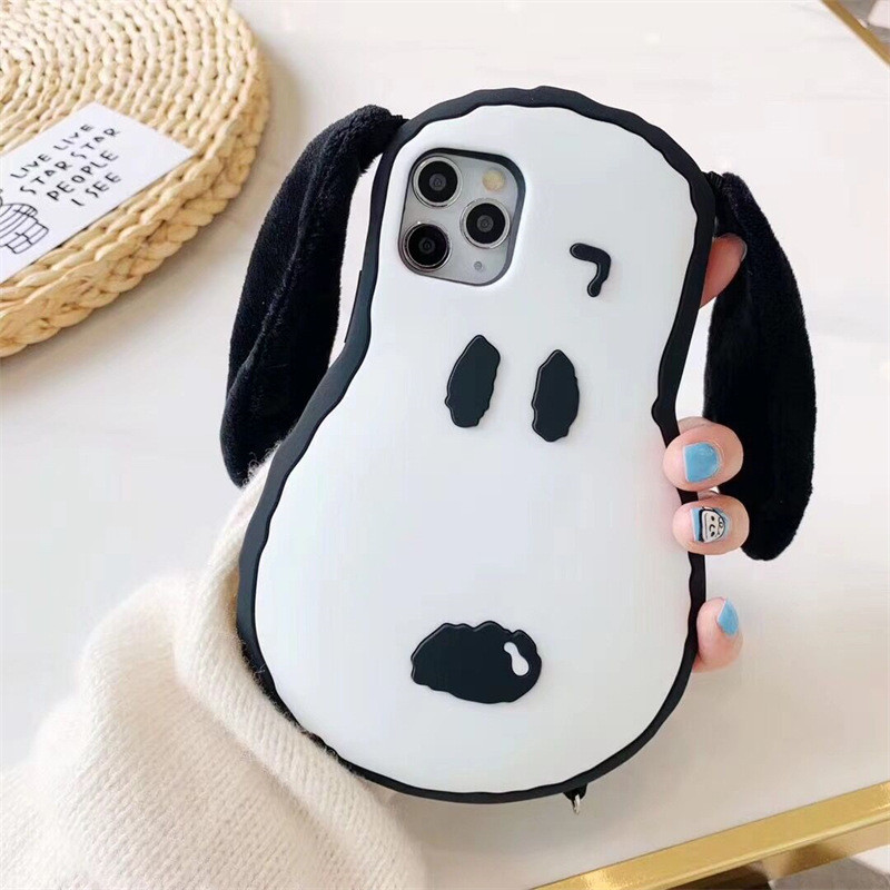 Phim hoạt hình dễ thương Snoopy Ears iPhone14plus Apple 11 Thích hợp cho vỏ điện thoại 12 / 13pro max 2025.12.9