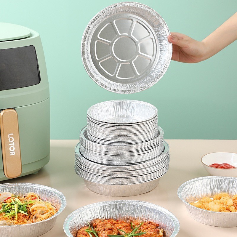 Khay Nướng Nhôm 22cm Chống Dính Phù Hợp Nồi Chiên Không Dầu Và Lò Nướng