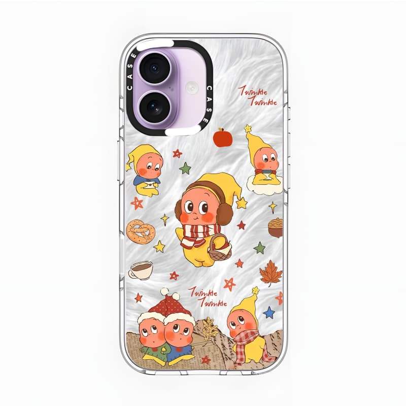 CASECASE X Twinkle Twinkle Case Impact Clear Magnetic Hút Case cho iPhone 17 / 16 / 15 / 14 / 13 Pro Max Air | Vỏ pha lê trong suốt có bao bì cao cấp