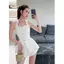 SET ÁO VEST PHONG CÁCH MỚI CỔ VUÔNG HỞ LƯNG- ÁO VEST THỜI TRANG- Chic Soirée