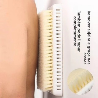 Bàn chải tắm massage FURNICLICK, dụng cụ chà lưng chống trượt, miếng dán tường tự dính, hỗ trợ vệ sinh lười cho nam nữ