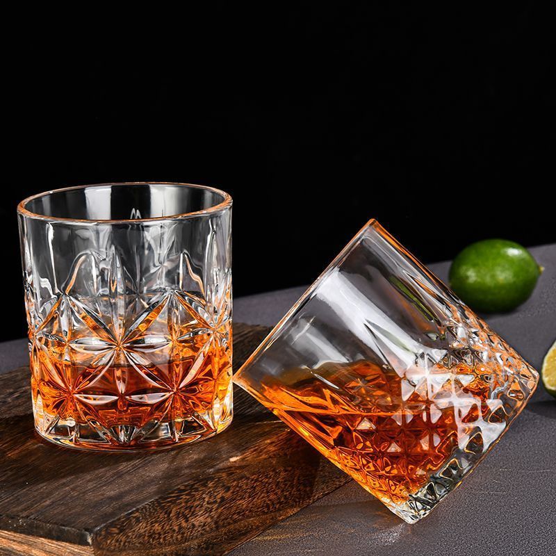 🔥Whisky Thanh Thủy Tinh Sáng Tạo Thủy Tinh Hộ Gia Đình Cocktail Thủy Tinh Rượu  Thủy Tinh O1QS
