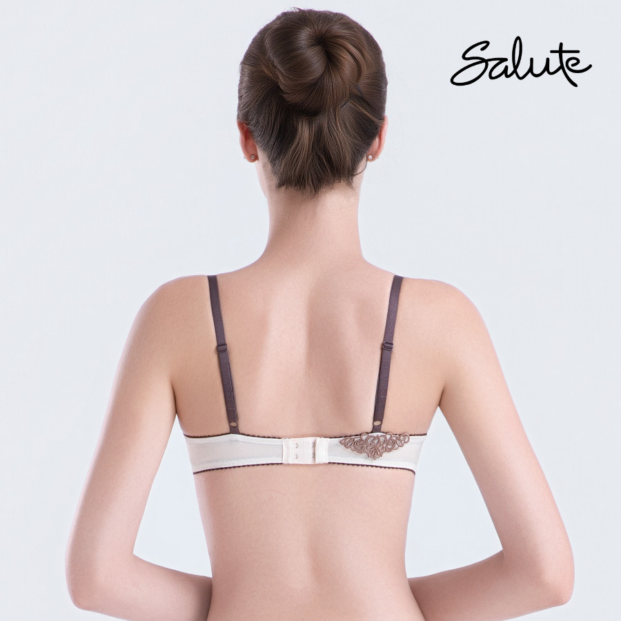 Áo lót Wacoal Salute IBTJ423 ren có gọng thoải mái dễ chịu - BTJ423