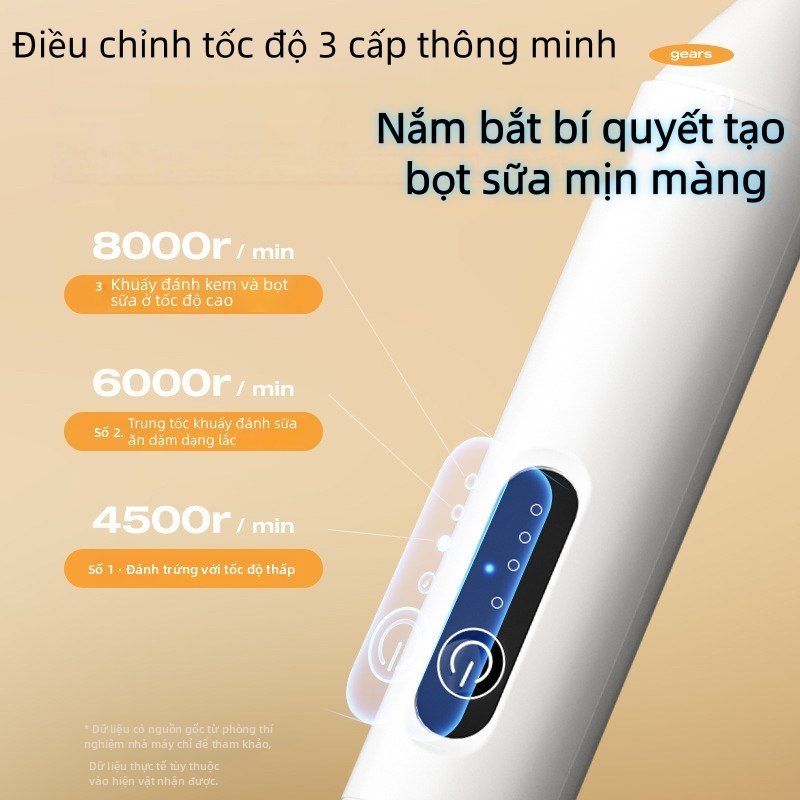 Máy đánh sữa cà phê sạc điện – 3 tốc độ, lò xo kép, cấp thực phẩm. Dùng cho cà phê, sữa, trứng, tiện lợi.