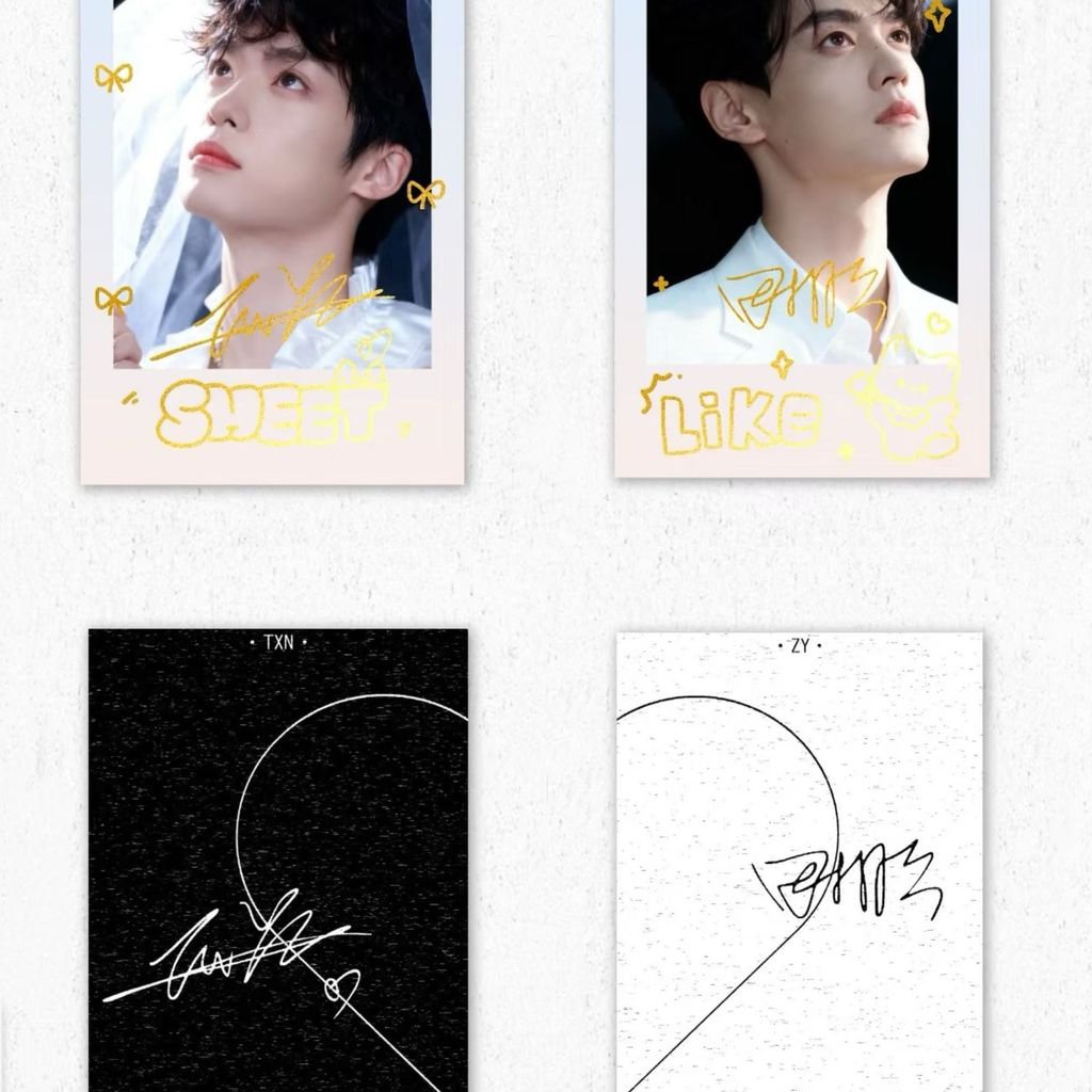 Ray-Bannon Card Back Signature Photo Double Photo Card Life You Yusheng Vật liệu hỗ trợ ngô ngọt ngào ngoại vi 2025.12.17