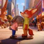 BH2 Zootopia 2 Judy Hopps Nick Wilde Đối tác tốt nhất Sweet Companion Series Hình hành động sưu tập HB2