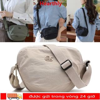 Túi đeo chéo HEARTHLY nhiều túi, dây đeo dài, trọng lượng nhẹ cao cấp